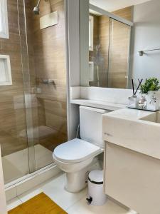 Morada Deluxe Vila Olímpia - Flat em hotel moderno em bairro nobre