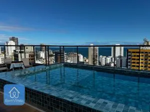 Quarto e Sala Aconchegante no Barra Conceito - Barra