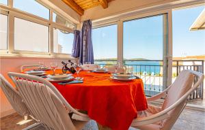 Nice Home In Zatoglav With House Sea View 