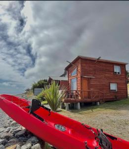 Cabañas frente al mar