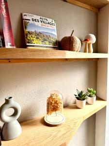 Appartements Gite 4 personnes dans Mas Provencal avec piscine et jardin : photos des chambres