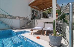 Lovely Home In Stanici With Outdoor Swimming Pool 