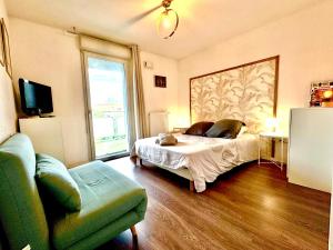 Appartements Bel Appartement T3 de 60m2 avec Parking, Terrasse, proche du Metro et du Periph : photos des chambres