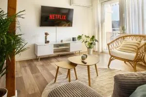 Riverside Apartment I ruhige Lage I Balkon nähe Heidelberg - 拉登堡