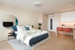 Good Vibe Studio near Metro - Garage, Air-Conditioning, Vinyl player - Chrášťany