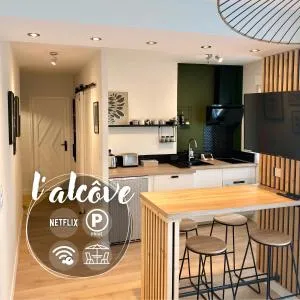 L'alcôve - T2 Calme, Terrasse & Parking privé - Peyregoux