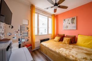 Le Cosy Perpignan Centre, 2 rooms, 2 bathrooms, free WIFI, free parking, lift, central, renovated, spacious