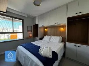 Quarto e Sala Vista Mar no Barra Conceito - Barra