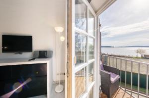 Kietz-Idylle - Gemütliche Ferienwohnung mit Balkon und Zugang zu Wellnessbereich