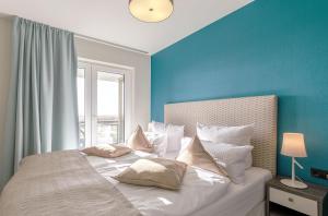 5 Sterne Ferienwohnung Stranddomizil mit Eckbalkon und Boddenblick