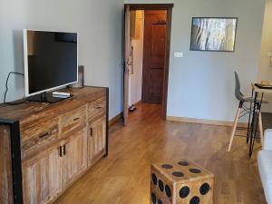 Studio confortable rénové en résidence verdoyante à Chamonix - FR-1-517-69