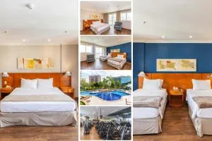 Barra Premium - flat com serviços, recepção 24 horas, piscina, academia e balsa para praia! - Restinga de Jacarepaguá