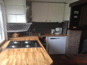 Dike House near Breskens with Stream Garden