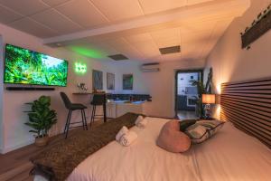 Appartements La Petite Jungle Romantique - Balneo et Detente : photos des chambres