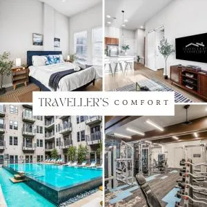Lux Downtown Fort Worth Retreat, Resort Style Pool, Gym and Parking - Forest Hill