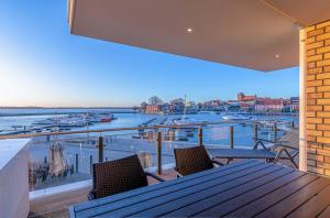 Quartier Lounge - mit Wasserblick & Wellness in der Hafenresidenz