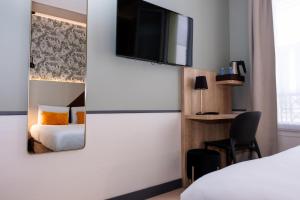 Hotels Kyriad Paris 10 - Canal Saint Martin - Republique : Hébergement 1 Lit Simple