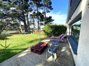Villas Villa avec WIFI, jardin, sur l-etang de Ploumanac-h a PERROS-GUIREC - Ref 406 : photos des chambres