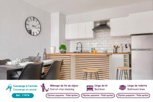 Vue mer - À 160m de la plage - Appartement pour 4