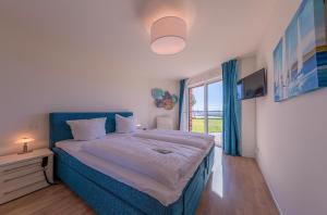 Libelle - Apartment in der Hafenresidenz mit Kamin & Hafenblick