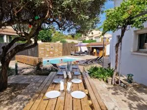 Poussan, Villa des Oliviers, superbe villa classé - Poussan