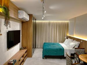 Estúdio sofisticado no centro do Rio com vaga de garagem