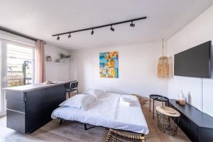 Appartements Appartement Proche Disney Paris Video-Projecteur : photos des chambres