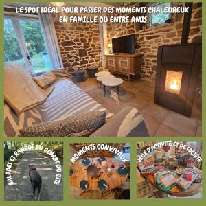 Maisons de vacances Ker Adele, longere cosy au coeur d-un bois : photos des chambres