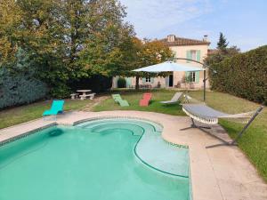 La Folie mas provençal climatisé avec piscine