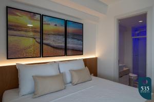 Apartamento em prédio com piscina no rooftop