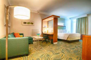 King Suite with Sofa Bed - Hearing Accessible room in SpringHill Suites by Marriott Canton