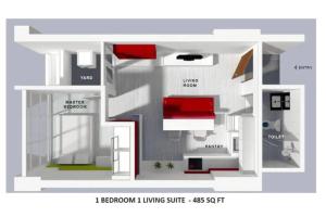 Purrfect Nook 1BR Georgetown Straits Garden 一房一厅式