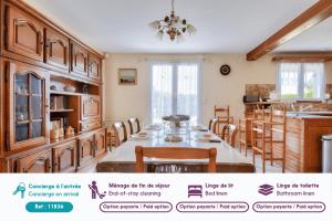 Maisons de vacances Maison familiale pour 8 a 750m de la plage : photos des chambres