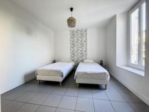 Appartements Le Havre des Ecoles - 2chambres-Rez de jardin et Parking-BBQ : photos des chambres