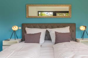 Shanti-Suite mit Dachterrasse, Kamin & Sauna am Krakower See