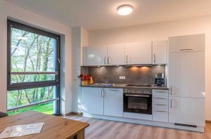 Mantra-Oase - Gemütliches Apartment mit Seeblick, Kamin & Wellness am Krakower See