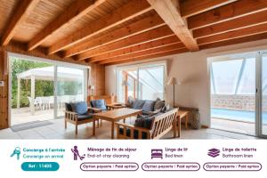 À 600m de la mer, maison pour 8adultes,3enfants