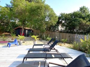 Villa spacieuse avec piscine chauffée, jardin et terrasse à Petit-Piquey - FR-1-736-9