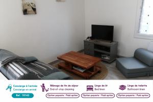 Charmante maison à 500 m de la côte, pour 4