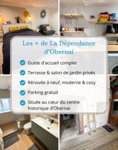 Appartements La Dependance d-Obernai - Parking Gratuit - Centre Ville - Commerces a proximite : photos des chambres