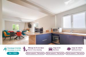 Maisons de vacances Piscine & acces a la reserve de la Belle-Henriette : photos des chambres