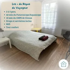 LE REPOS DU VOYAGEUR T3 45 m2 tout confort - Mazerolles