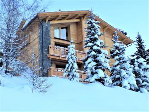 Chalets Prestigious Chalet for 18 Guests, Pool & Jacuzzi, close to slopes and resort center : photos des chambres