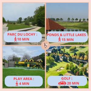 Maisons de vacances Phantasia by Kleidos, 10 min de Disney! Jolie Maison Familiale 6P, 2 chambres, Terrasse, Parking : photos des chambres