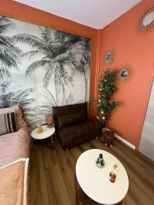 Appart bain à remous et jardin proche plage l Eden