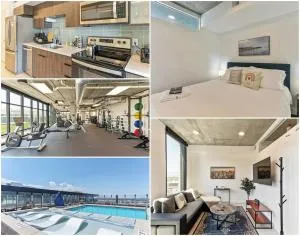Downtown SLC - Rooftop Hot Tub-Pool - Pets Allowed - McIntyre Building Condominium
