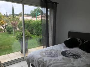 Maisons de vacances Maison agreable avec piscine a Entre-Vignes : photos des chambres