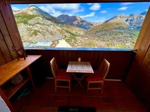 Duplex avec vue exceptionnelle parking et wifi gratuit - Entraunes