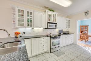 Waterfront Oak Island Home with Dock