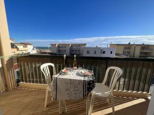 Studio abordable pour 4 personnes avec balcon près de la plage - FR-1-701-85